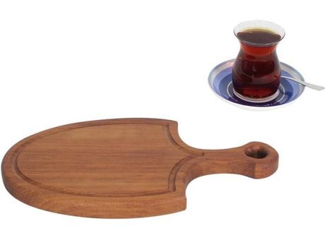 Gia Ahşap Kahverengi Kesme Tahtası