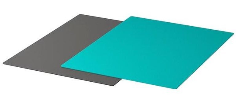 Soillium Plastik Gri-Turkuaz İkili Kesme Tahtası