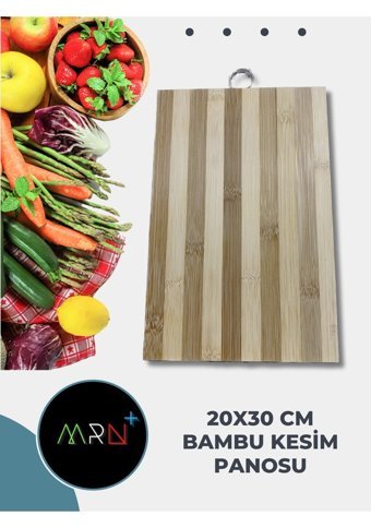 Mirvano Bambu Kahverengi Kesme Tahtası