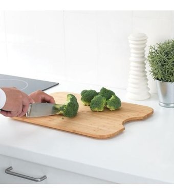 Ikea Bambu Kahverengi Kesme Tahtası