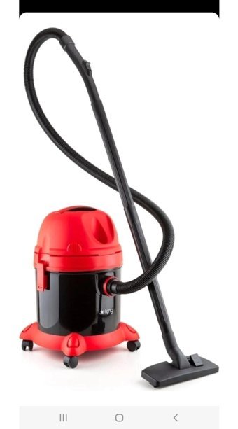 King Pak 3000 W Dikey Toz Torbalı Süpürge Kırmızı