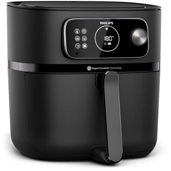 Philips HD9875/90 Airfryer 8.3 lt Tek Hazneli Izgara Yapan Led Ekranlı Yağsız Sıcak Hava Fritözü Siyah