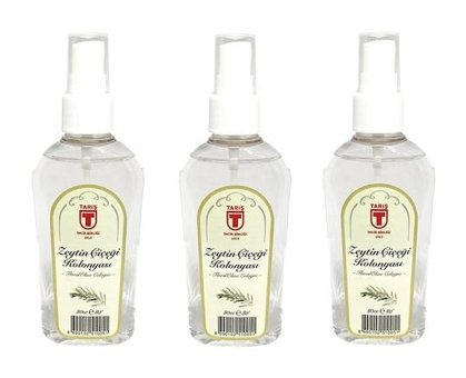 Tariş Zeytin Çiçeği Sprey Kolonya 80 ml 3'lü