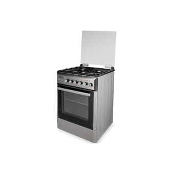 Luxell LF 60 MD 40 F Ocaklı A Enerji Sınıfı Analog Retro Doğalgaz Tam Boy Fırın Inox