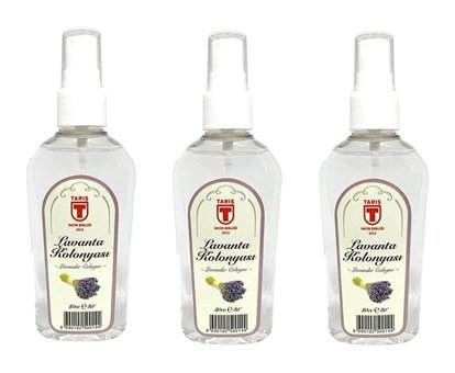 Tariş Lavanta Sprey Kolonya 80 ml 3'lü