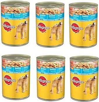 Pedigree Junior Tavuklu Yavru Yaş Köpek Maması 400 gr 6'lı
