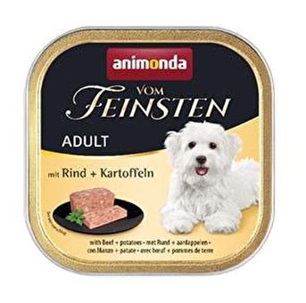 Animonda Vom Feinsten Sığır Aromalı Ezme Yetişkin Köpek Maması 150 gr Tekli