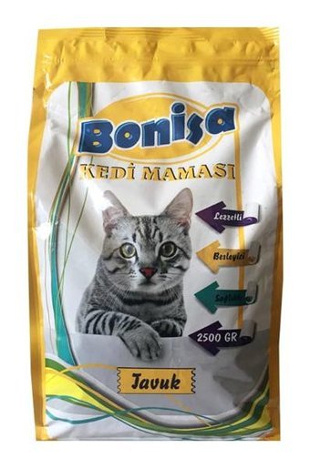 Bonisa Tavuk Aromalı Yetişkin Kuru Kedi Maması 2.5 kg