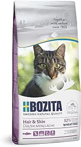 Bozita Hair & Skin Kuzu Balık Aromalı Yetişkin Kuru Kedi Maması 2 kg