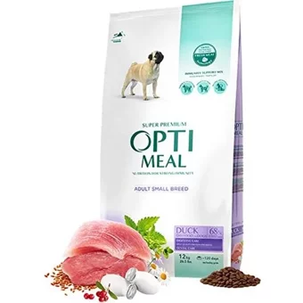 Optimeal Ördekli-Pirinçli Yetişkin Kuru Köpek Maması 12 kg