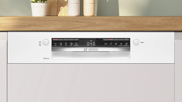 Bosch SMI4IKW50T 6 Programlı D Enerji Sınıfı 13 Kişilik 2 Çekmeceli Wi-Fi Beyaz Bulaşık Makinesi
