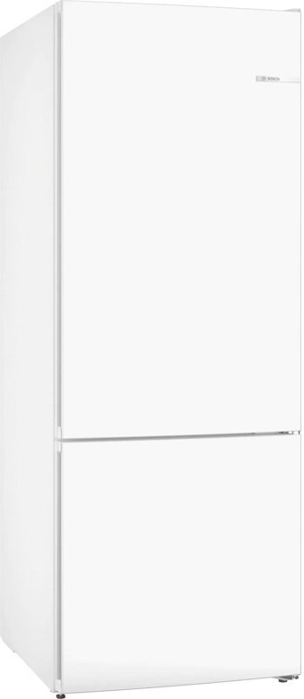 Bosch KGN55VWE0N Çift Kapılı No Frost E Enerji Sınıfı 483 lt Beyaz Kombi Tipi Buzdolabı