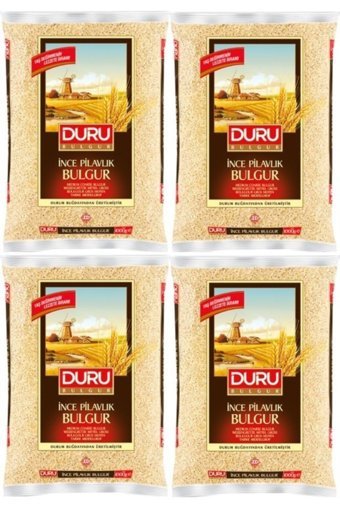 Duru İnce Pilavlık Bulgur 4 x 1 kg