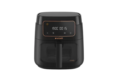 Arçelik GurmeFry XXL Airfryer 7.6 lt Yağlı - Yağsız Fritöz Siyah