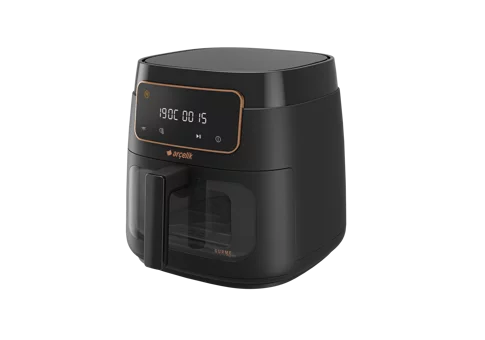 Arçelik GurmeFry XXL Airfryer 7.6 lt Yağlı - Yağsız Fritöz Siyah