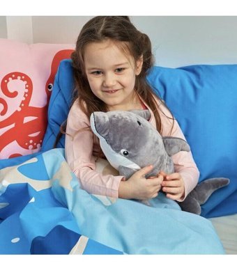 Ikea Blavıngad Yumuşak Yunus Peluş Oyuncak