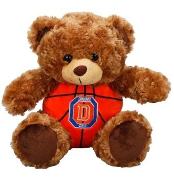 Nessiworld Dinamo Basketbol Topu Gövdeli Oturan Ayı 30 cm Peluş Oyuncak