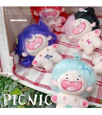 Alibee Yıldız Teddy Doll Idol Pamuk Oyuncak Kawaii Zodiaco Oğlak 10 cm Peluş Oyuncak
