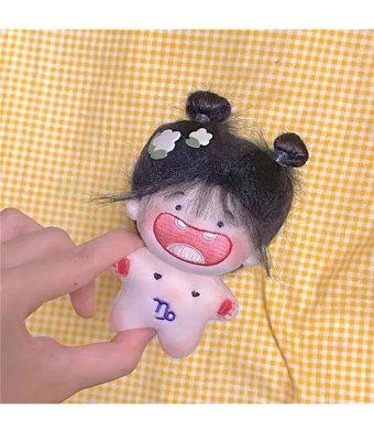 Alibee Yıldız Teddy Doll Idol Pamuk Oyuncak Kawaii Zodiaco Oğlak 10 cm Peluş Oyuncak
