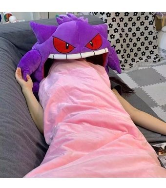 Alibee Gengar Işıklı Felp Uykusuna Uyumak 170 cm Peluş Oyuncak