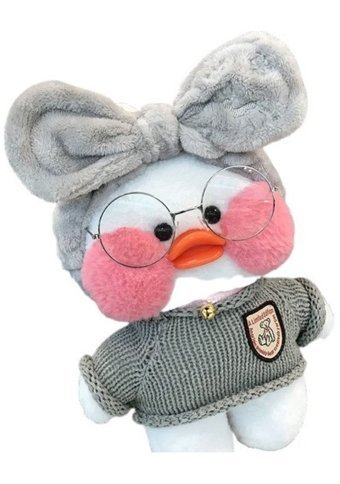 Luckystars Lalafanfan Cafe Mimi Sevimli Ördek 30 cm Peluş Oyuncak