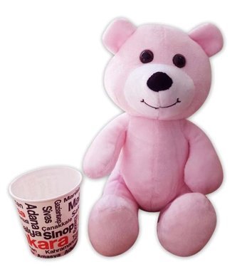 Selay Oyuncak Pembe Ayı 24 cm Peluş Oyuncak