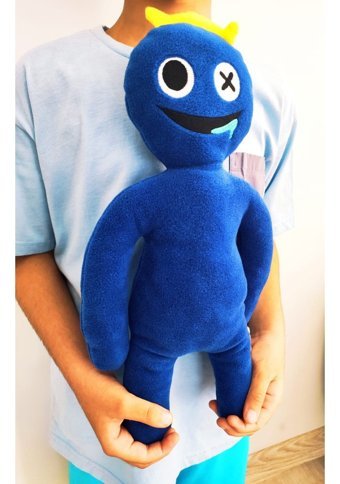 Pufline Rainbow Friends Blue Monster 45 cm Peluş Oyuncak