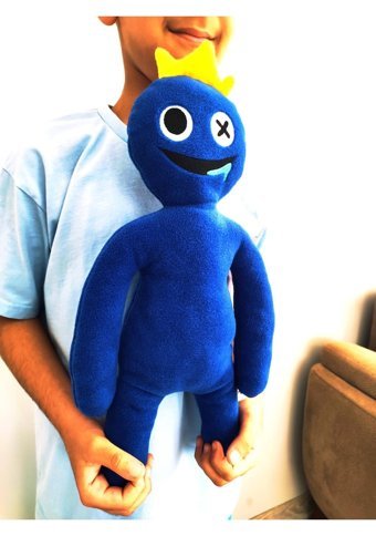 Pufline Rainbow Friends Blue Monster 45 cm Peluş Oyuncak