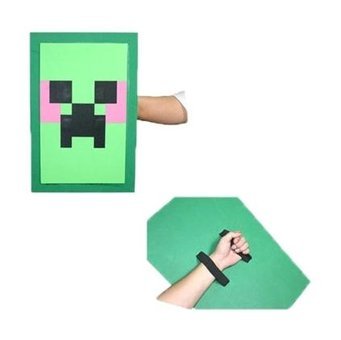 Schulzz Minecraft Diamond Shield Kalkan 60 cm Peluş Oyuncak