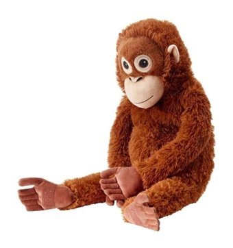 Djungelskog Kahverengi Yumuşak Maymun Peluş Oyuncak