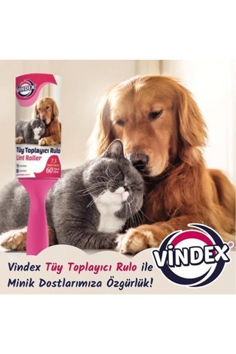 Vindex Tüy Toplama Rulosu 5 Adet