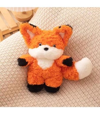 Yucama Siyah Büyük Kuyruk Küçük Tilki 30 cm Peluş Oyuncak