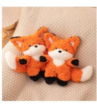 Yucama Siyah Büyük Kuyruk Küçük Tilki 30 cm Peluş Oyuncak