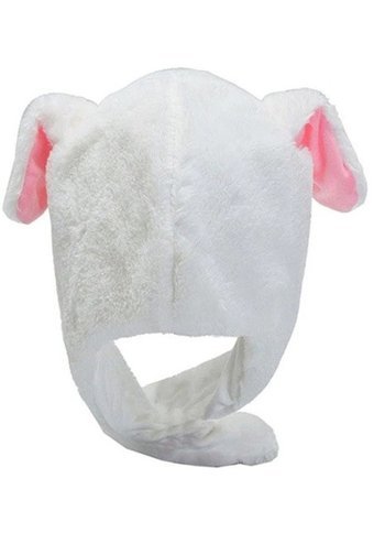 Kuheshop Easy Toy Tavşan Şapka Hareketli Kulaklı Peluş Oyuncak