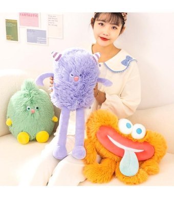 Sunflower Çocuk Bez Bebek Light Purple 40 cm Peluş Oyuncak