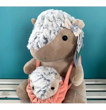 Worryfreeshopping Yüksek Kaliteli Oturan Anne Ve Bebek Peluş Oyuncak