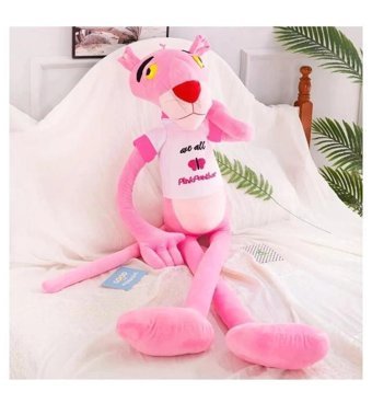 Yk Store Elbiseli Sevimli Pembe Panter Oyun 60 cm Peluş Oyuncak