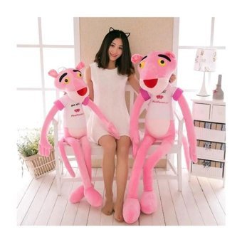 Yk Store Elbiseli Sevimli Pembe Panter Oyun 60 cm Peluş Oyuncak
