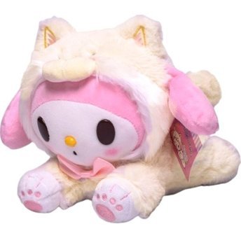 Jzcat Düşmüş Kedi Yumuşak Pembe Peluş Oyuncak