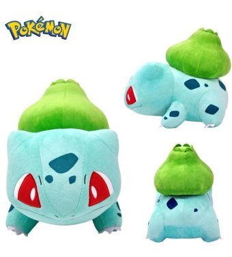 Alibee Yeşil Simba Pokemon Bulbasaur 22 cm Peluş Oyuncak