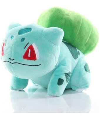 Alibee Yeşil Simba Pokemon Bulbasaur 22 cm Peluş Oyuncak