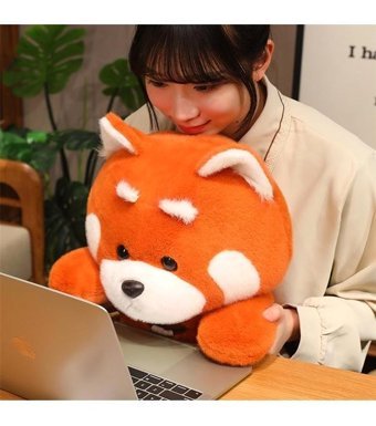 Jzcat Sevimli Kırmızı Panda Turuncu 23 cm Peluş Oyuncak
