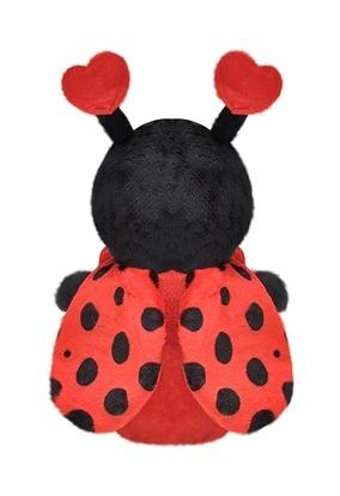 Selay Oyuncak Uğur Böceği Uyku Arkadaşı Kalpli 28 cm Peluş Oyuncak