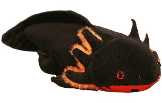 Luckystar Altıgen Dinozor Figürü Siyah Peluş Oyuncak
