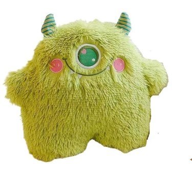 Jzcat Yeşil Çocuk Küçük Canavar Bebek Oyuncak 25 cm Peluş Oyuncak