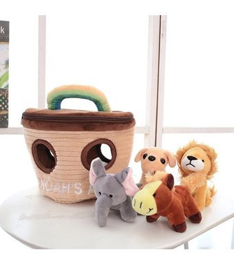 Alibee Three Beans Play House Hayvanlar Ses Peluş Oyuncaklar