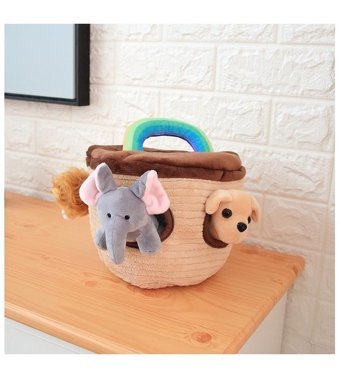 Alibee Three Beans Play House Hayvanlar Ses Peluş Oyuncaklar