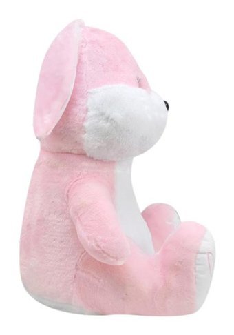 Selay Oyuncak Pembe Büyük Boy Tavşan Oyuncak 80 cm Peluş Oyuncak