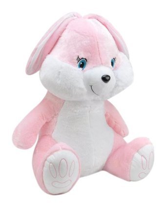 Selay Oyuncak Pembe Büyük Boy Tavşan Oyuncak 80 cm Peluş Oyuncak