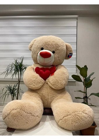 Halley Oyuncak Kalpli Dev Peluş Ayı Halley 2 Metre Peluş Oyuncak